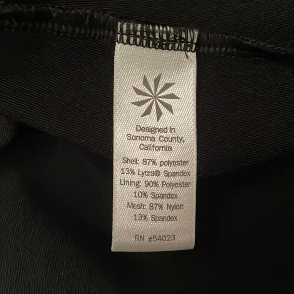 Athleta Black Racerback Tank Top - Picture 6 of 6